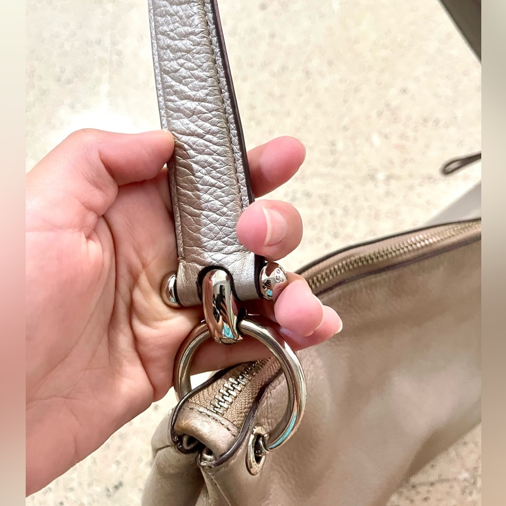 Coach Mia Metallic Shoulder Bag - Picture 11 of 14